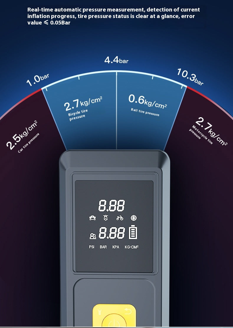 Véhicule Air Intelligent Digital Display Car Start Emergency Supply All-in-one Multi-functi