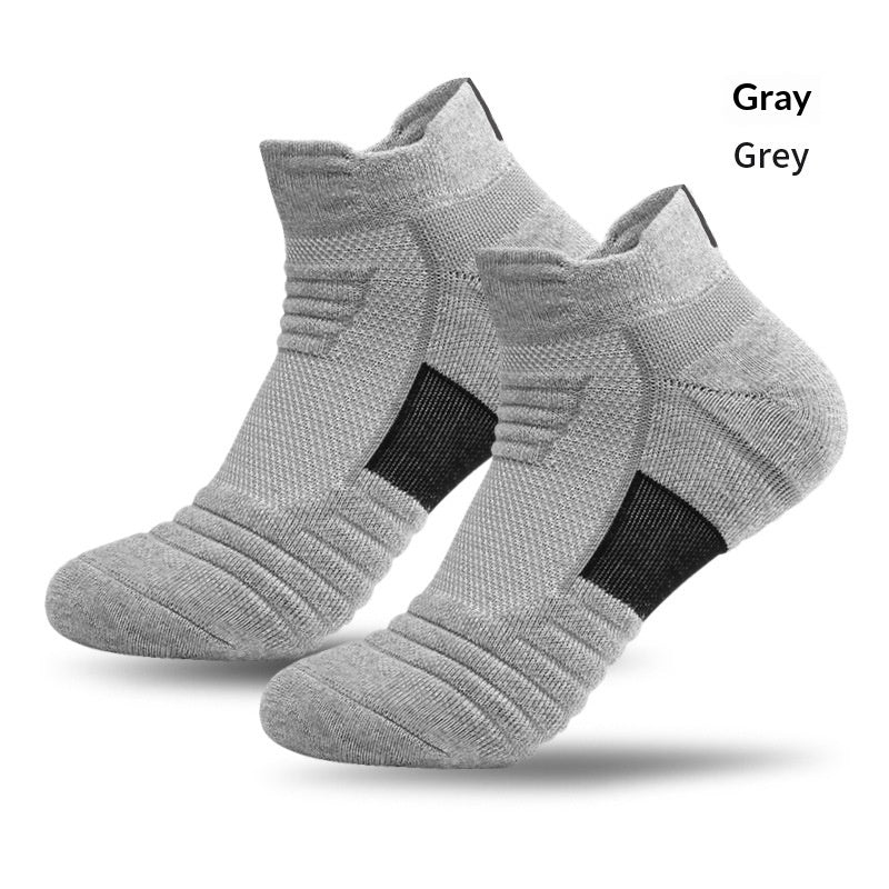 Basketball Chaussettes épaissies à fond de serviette Longueur mi-calf Respirant Sweat-absorption et non