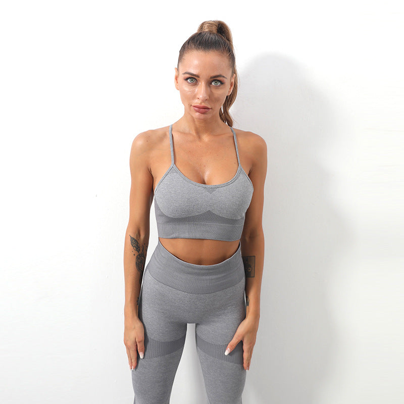 Vêtements de sport sans couture pour femmes Soutien-gorge Yoga