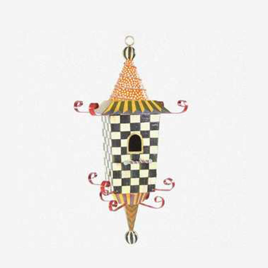Metal Bird Feeder Creative Pattern Birdhouse Pending Decor Garden Yard Window Parrot Feedi