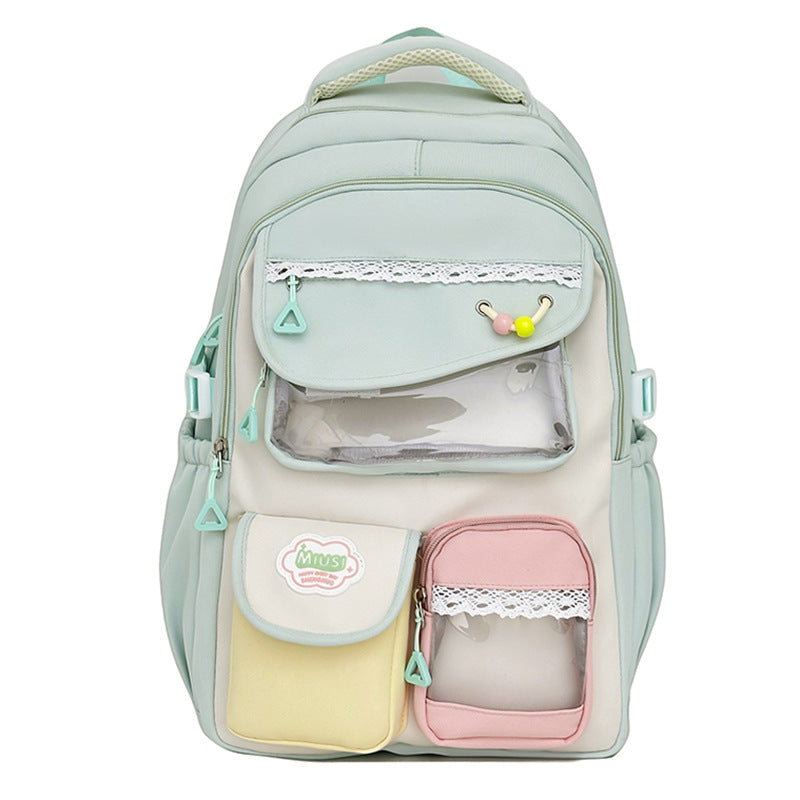 Petits élèves du secondaire Sac à dos élégant avec grande capacité