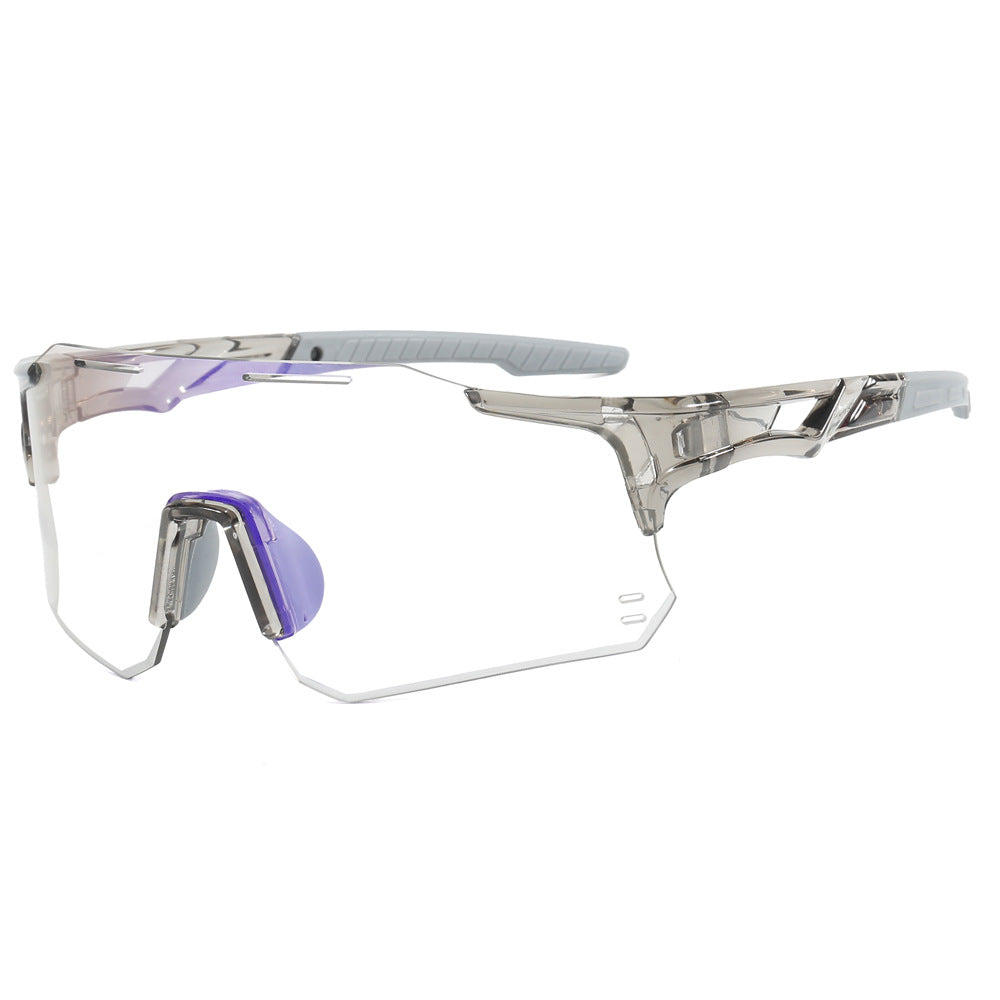 Verres à vélo coupe-vent à double usage pour jour et nuit Photochro de style européen et américain