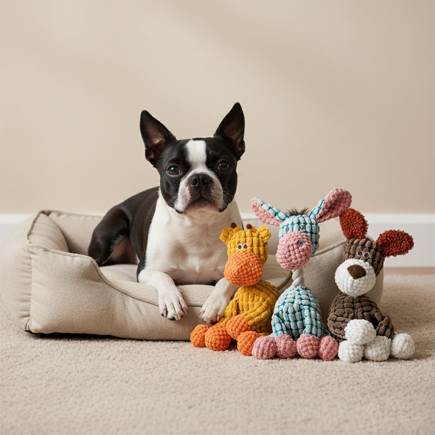 3 Pack de jouets de chien Squeaky