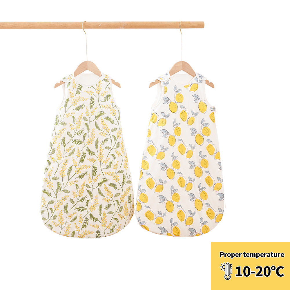 Automne et hiver sans manches coton bambou garder bébé chaud température constante anti-démarrage