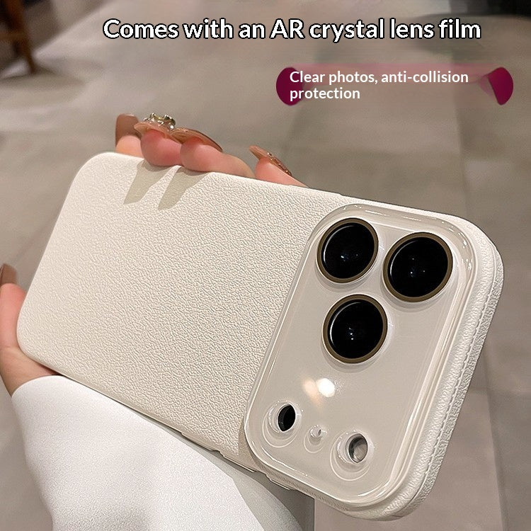 Étui de téléphone tout compris résistant aux éclaboussures avec finition lychee