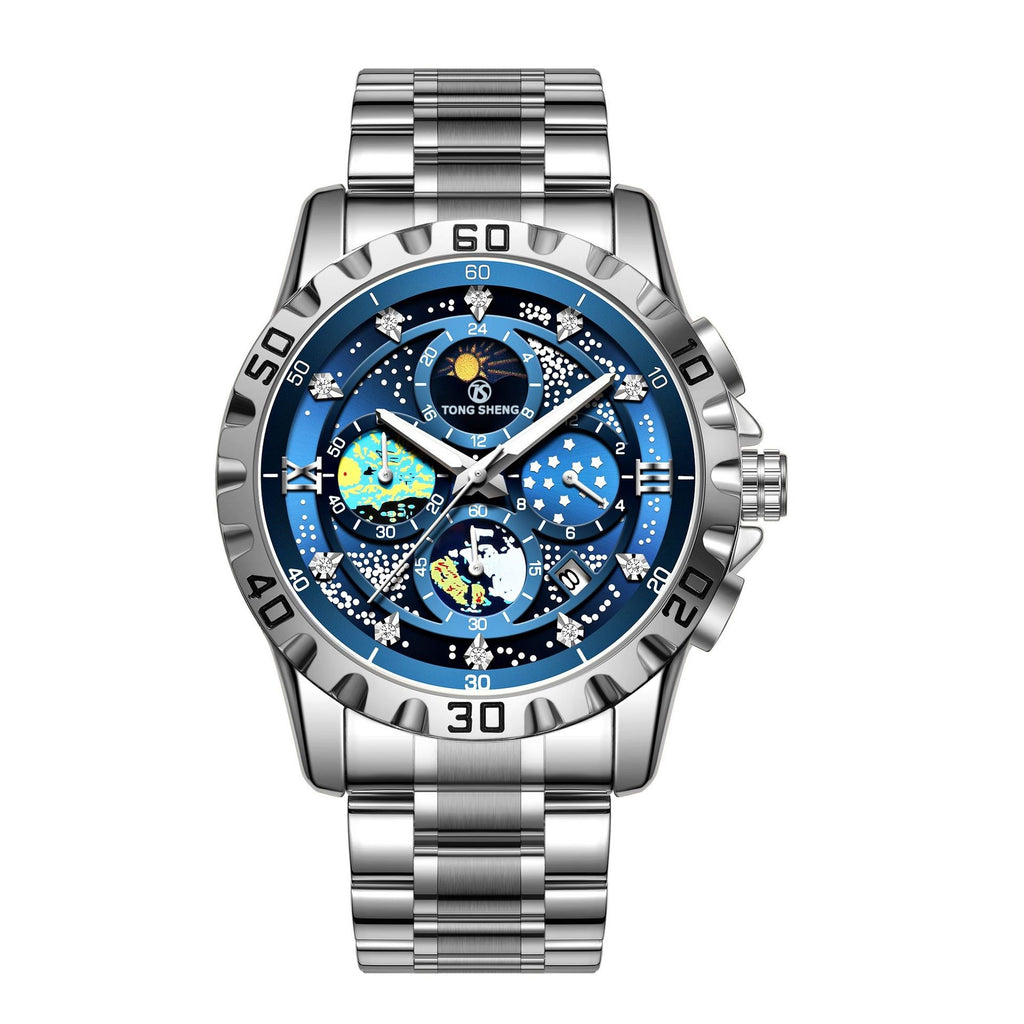 Entièrement automatique étanche montre étudiante élégante avec un cadran lumineux et un calendrier