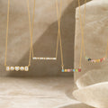 Zircon Collier en acier titane Et résistant à la Fade