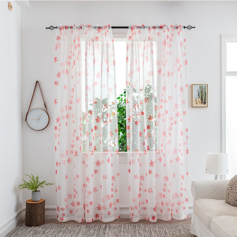Mesh Rideaux Chambre Light Transmission Rideau décoratif