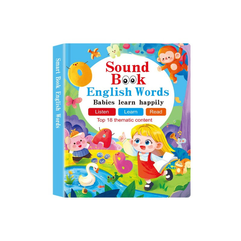 Livre d'histoire audio illustré en anglais pour l'apprentissage des langues naturelles