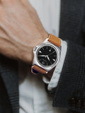 Imperméable bracelet en cuir à la mode Quartz Montre pour les étudiants