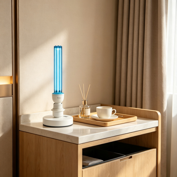 Lampe UVC portable 25W avec purificateur d'ozone et télécommande