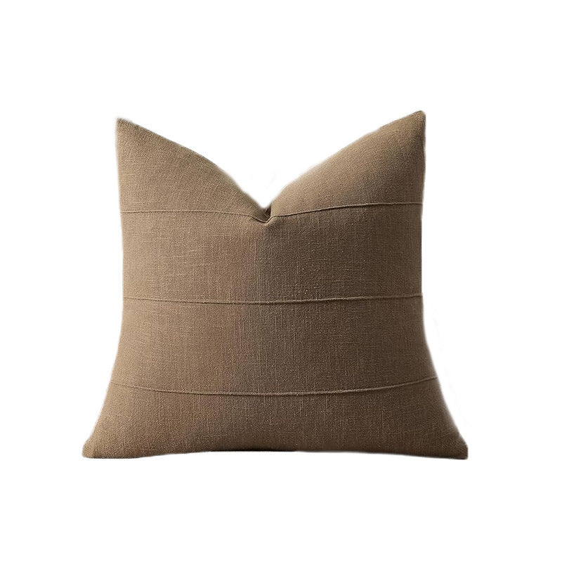 Revêtement décoratif en coton-liné à rayures de couleur unie
