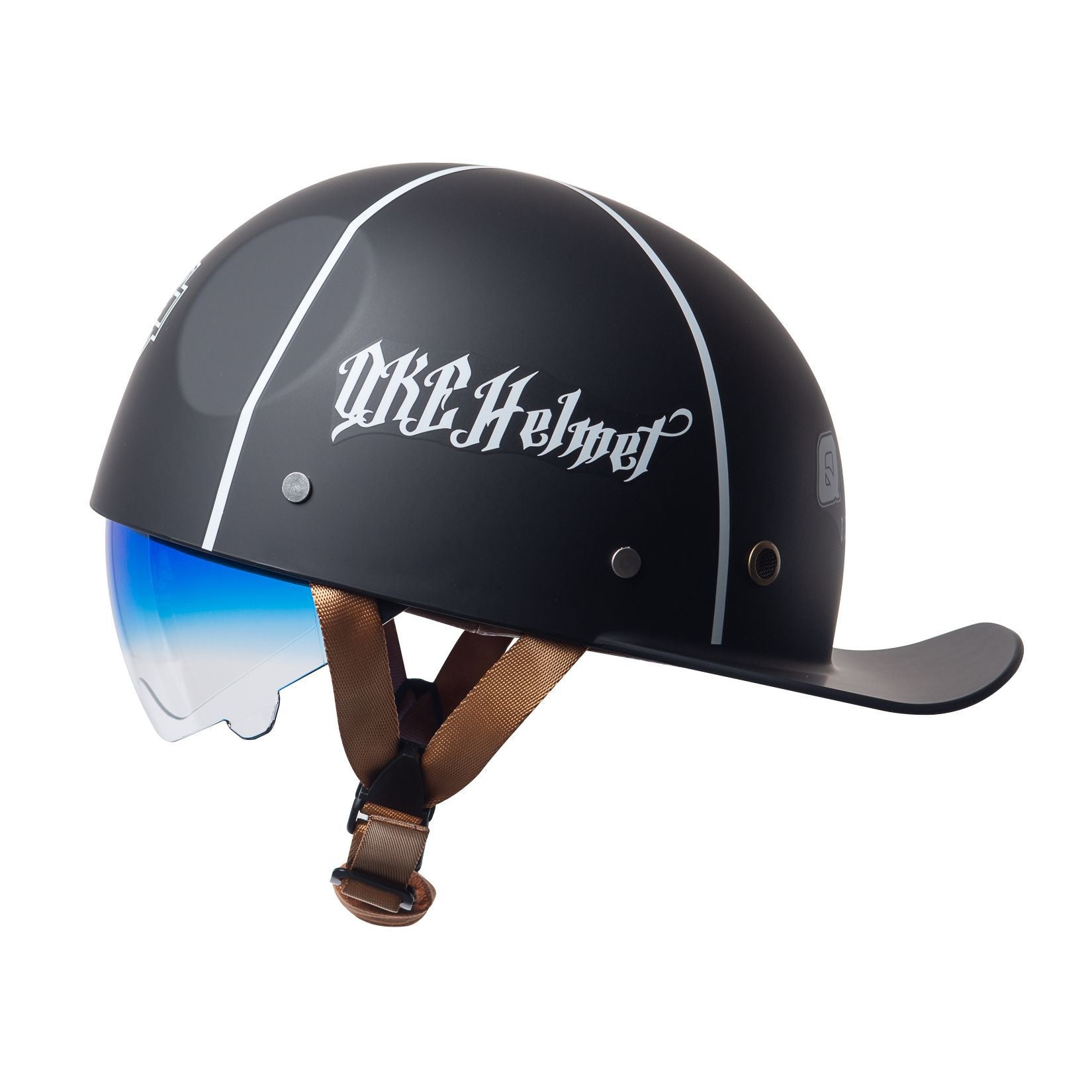 Casque de vélo électrique pour hommes Retro Half Helmet