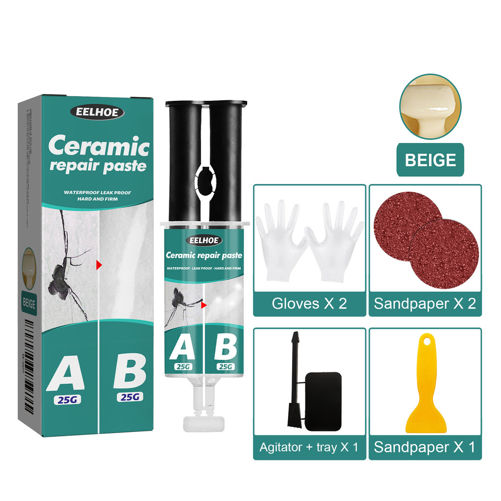 Eelhoe Tile Adhesive Tile Agent de réparation Carreaux métalliques Remplissage des fuites Réparation Ab Adhesive Bo