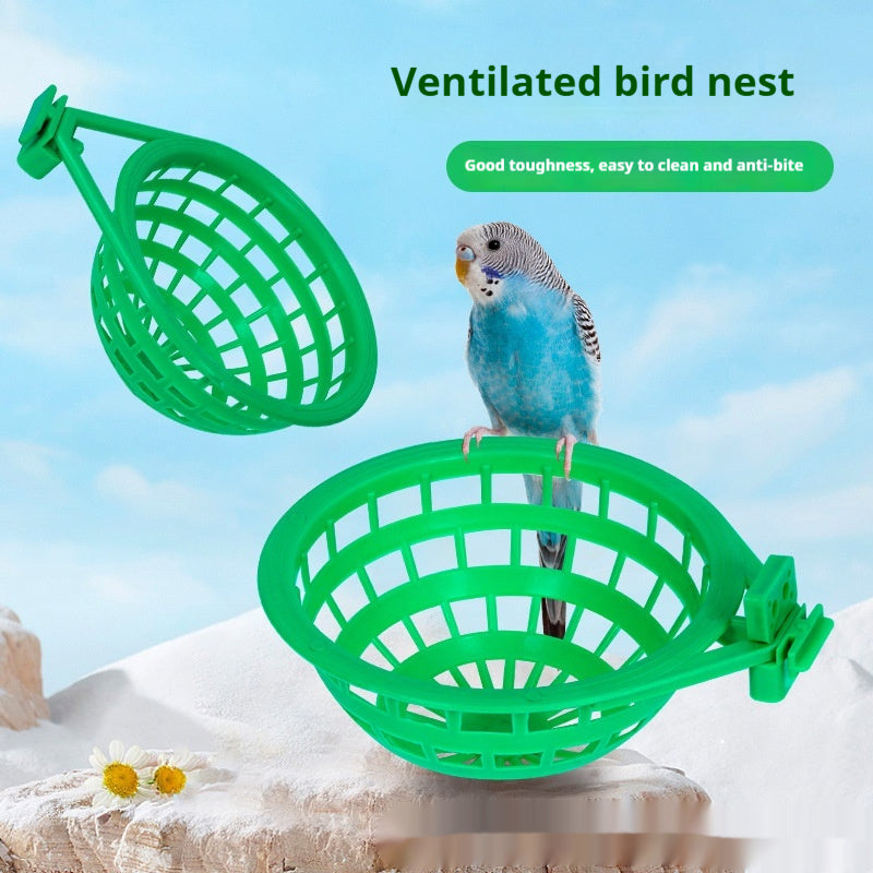 Bird Nest Plastique Matériel facile à nettoyer et à diviser
