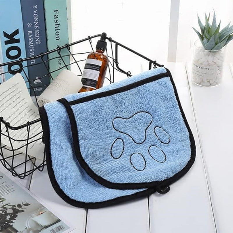 Serviette de bain pour animaux de compagnie
