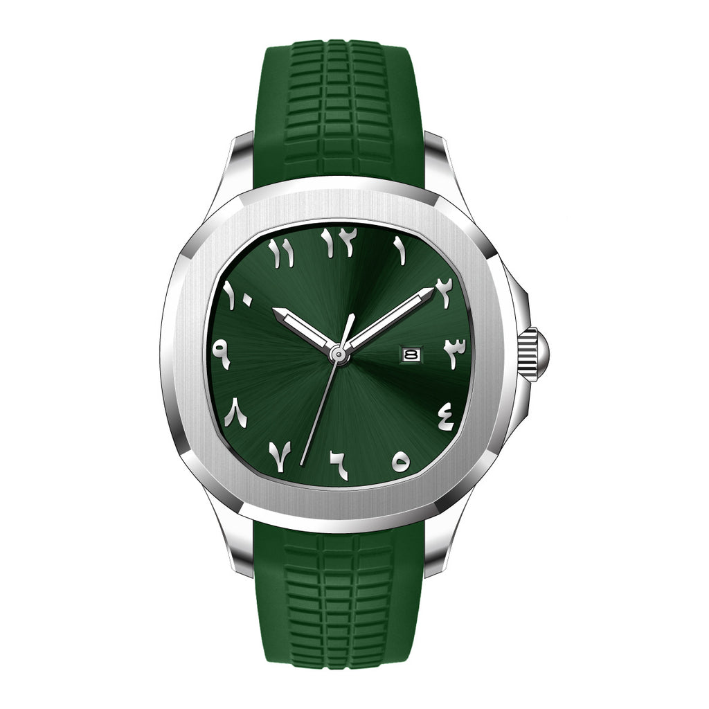 Montre Quartz étanche Classic Grenade bracelet en silicone