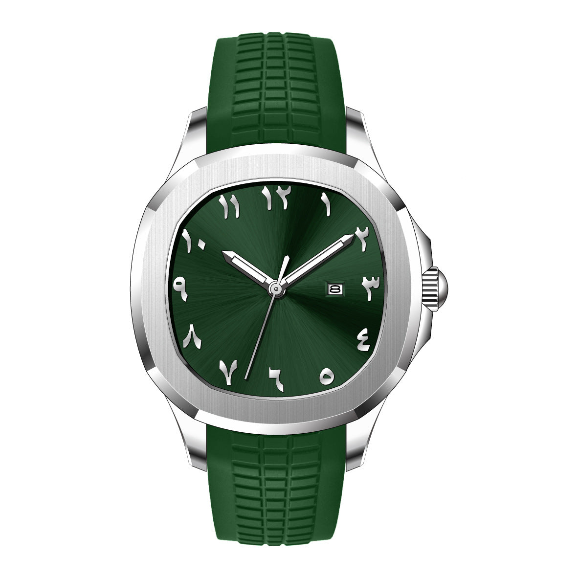 Montre Quartz étanche Classic Grenade bracelet en silicone