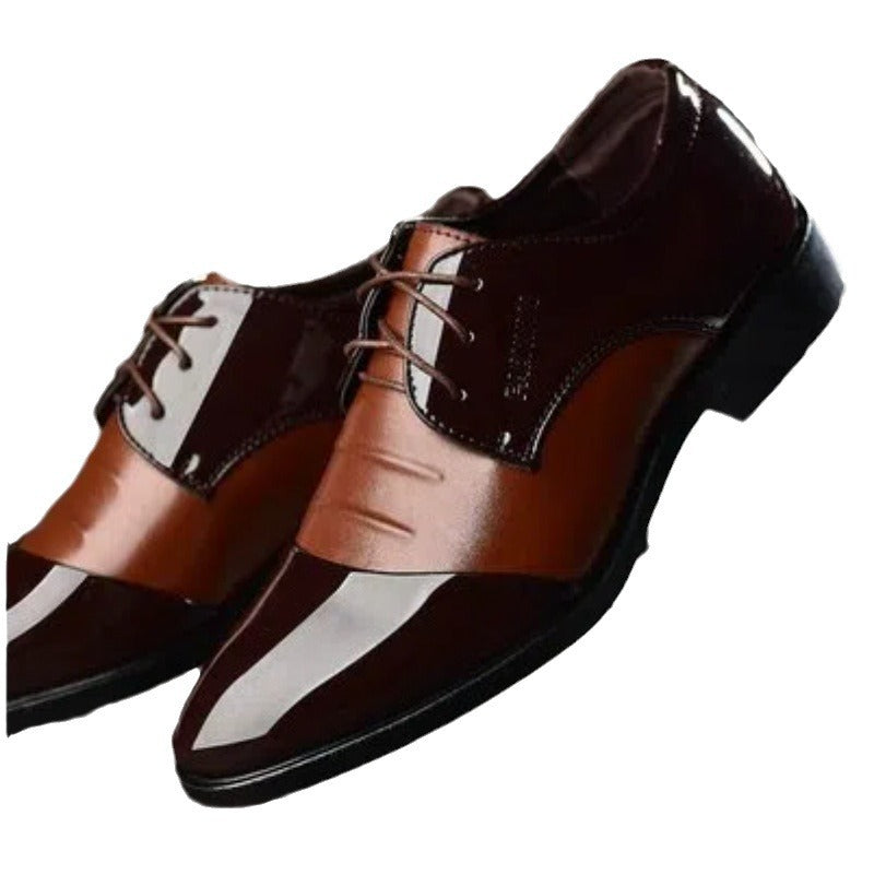 Chaussures en cuir pour hommes British Style Noir