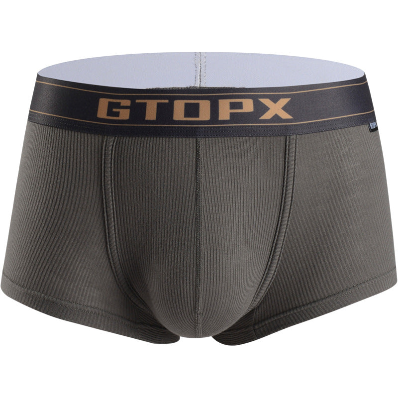 Slips de boxeur mince d'été pour homme à faible taille