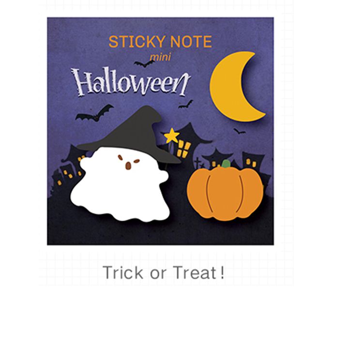 Motif de citrouille Halloween Spooky Notes post-it