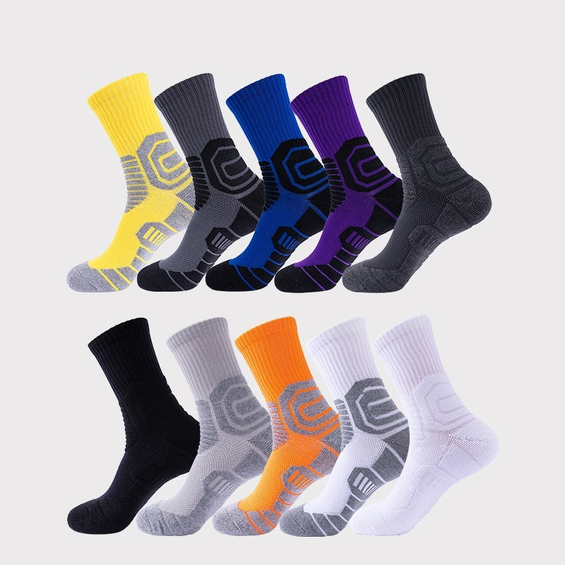 Chaussettes athlétiques respirantes et antidérapantes professionnelles