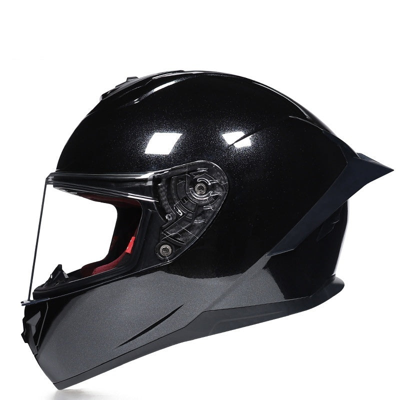 Casque de moto bébé garçon et fille été personnalité gros couple de queue