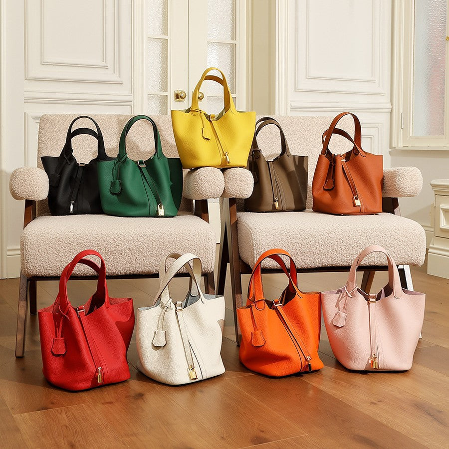 Panier de légumes en cuir plus grand