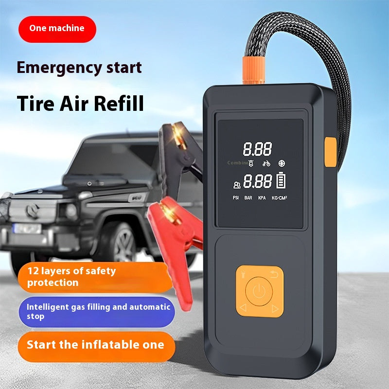 Véhicule Air Intelligent Digital Display Car Start Emergency Supply All-in-one Multi-functi