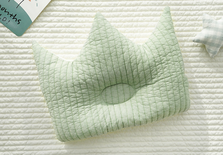 Coton Shaping Respirant Oreiller Anti-déviation Tête Bébé Correction