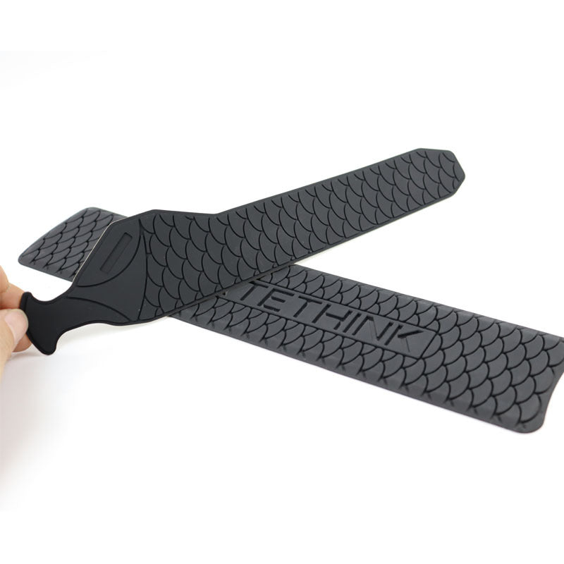 Protecteur de chaîne de vélo et cadre de protection Feuille de silicone