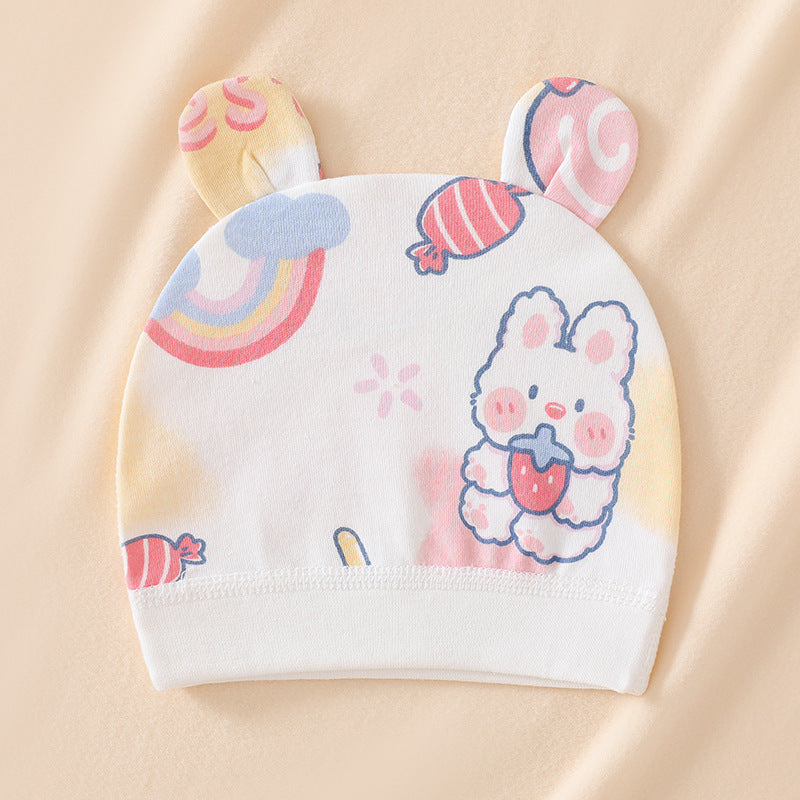 Chapeau bébé porte de protection en coton double couche