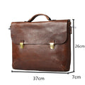 Sac à main retro en cuir véritable pour homme