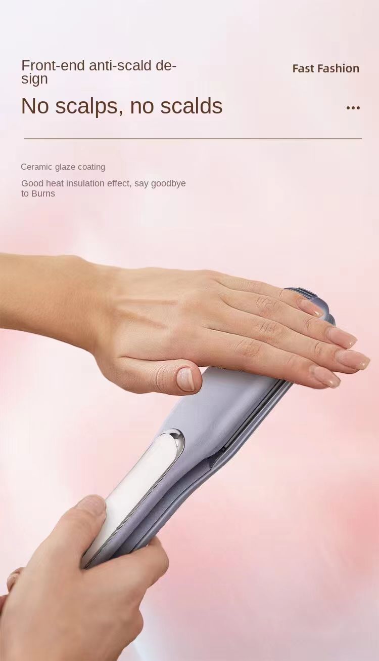 Lissage des cheveux en céramique avec affichage LCD intelligent