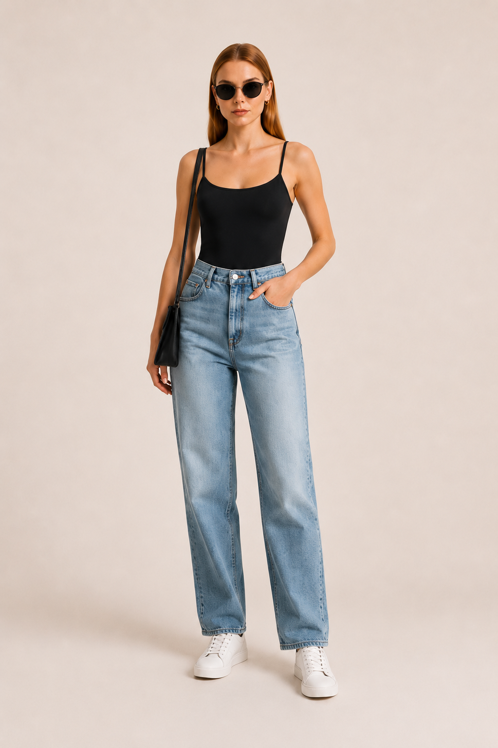 Sangle de Spaghetti pour femme Bodysuit sans manches Soft Stretch Essential Basic Top