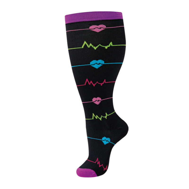 Chaussettes à compression de plus grande taille