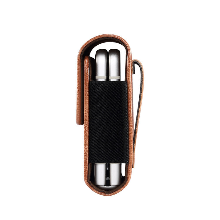 Applicable Flip Screen Mobile Phone Bag Suspendre Cuir Perforant Sac de pliage