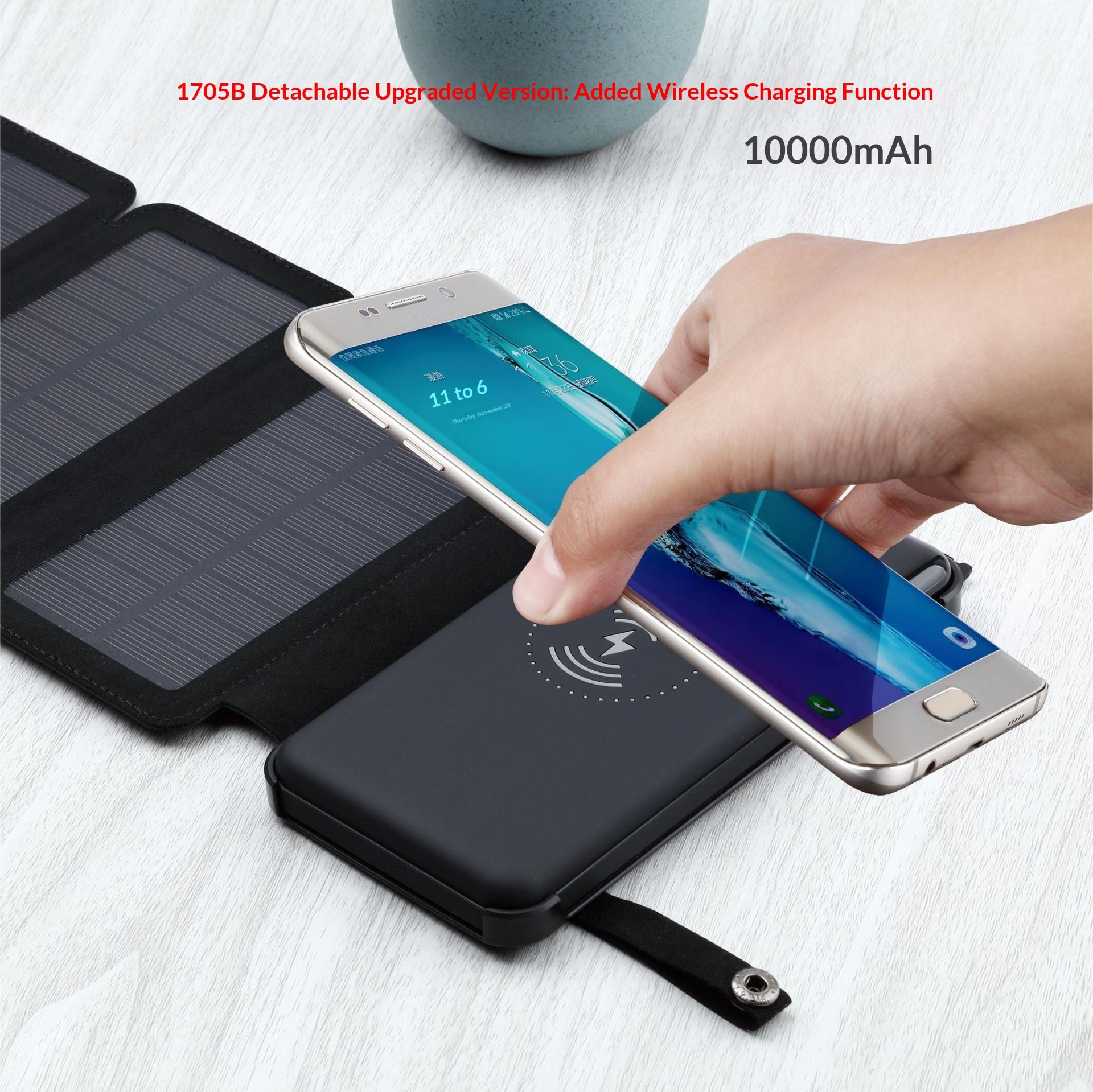 Banque d'alimentation extérieure pliable portable 10