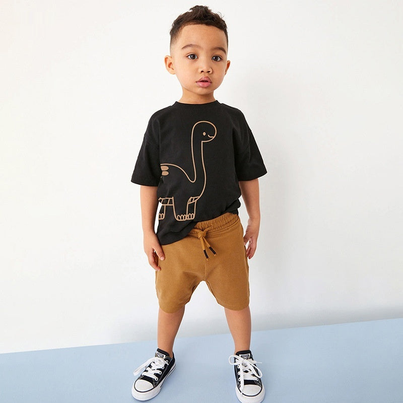 T-shirt à manches courtes d'été et shorts pour enfants