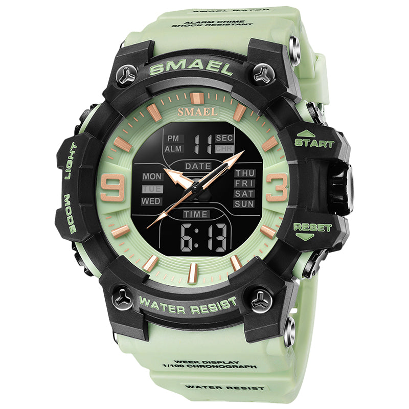 Montre électronique étanche à l'eau de sport