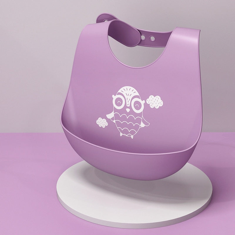Baby Anti Dirt et Waterproof Food Grade Silicone Mouthwash