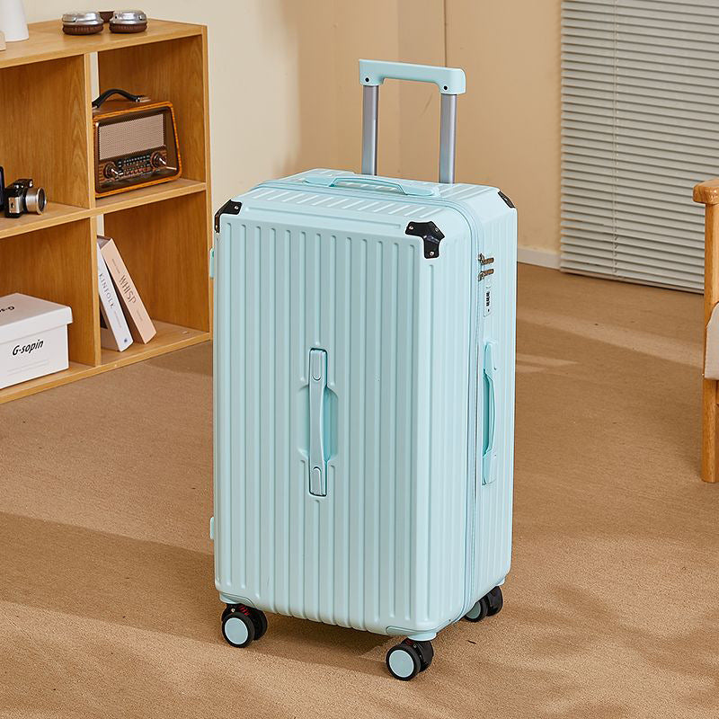 Bagages Grande capacité Cas de chariot étudiant épaissé solide durable avec Cornerite Passwo