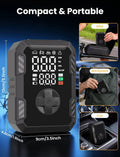 Pompe de compresseur d'air rechargeable USB numérique sans fil pour pneumatiques de voiture