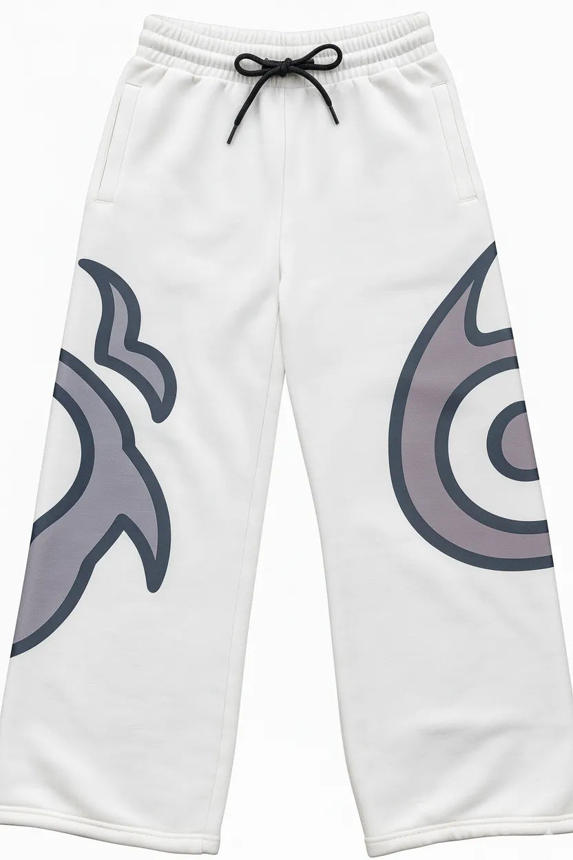 Pantalons de sport 3D à jambes larges