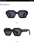 Lunettes de soleil européennes et américaines Irrégulier Polygon Trend Street Snap Modern Charm Retro Su