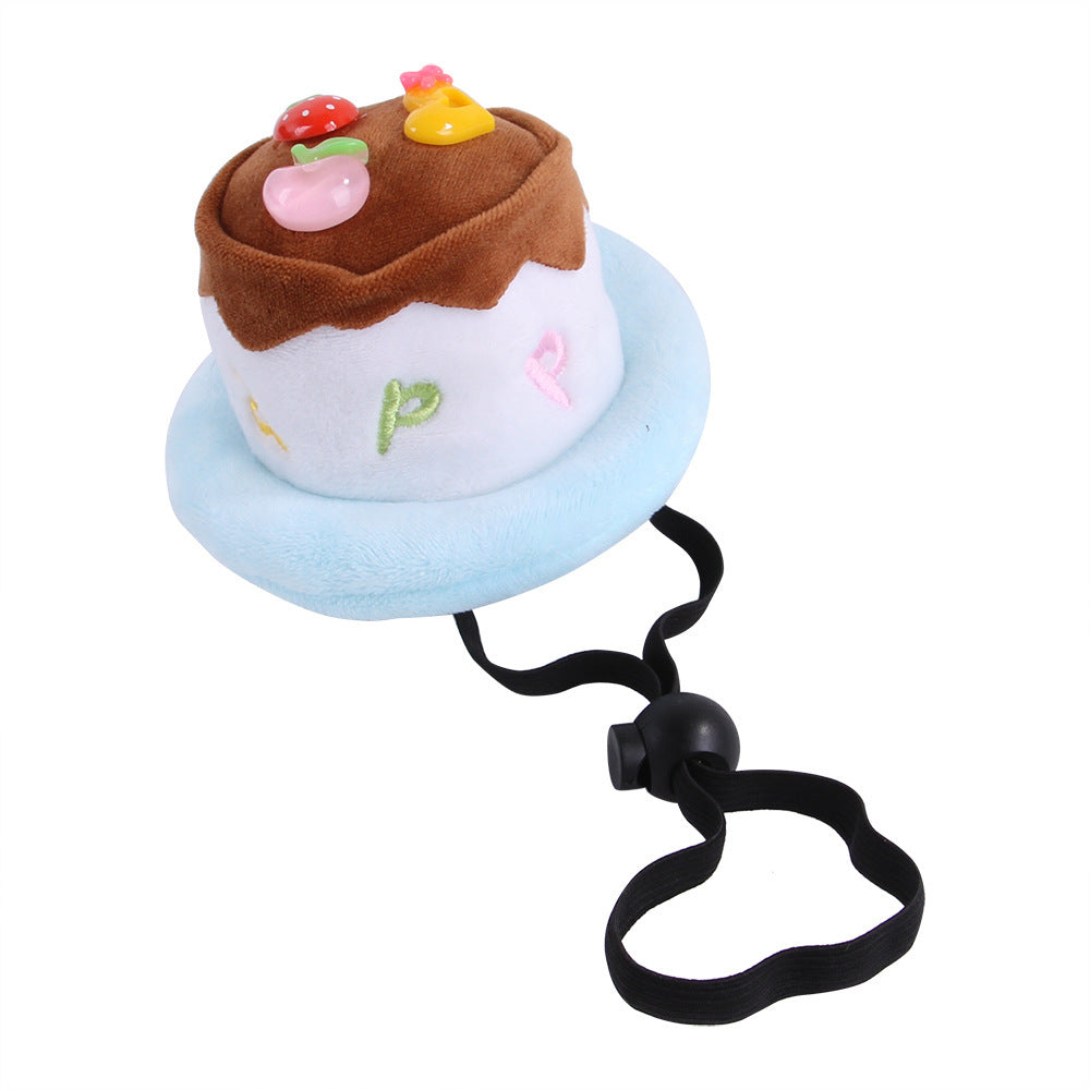 Chat mignon Chapeau de gâteau d'anniversaire