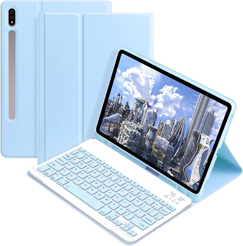 Housse de protection en cuir de cache-clavier Bluetooth