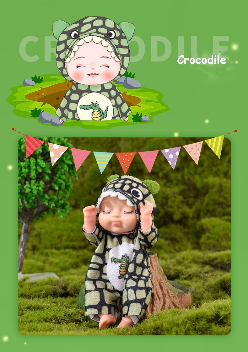 6 Nouvellement amélioré Dormant Poupées Poupées Jouet de filles Boîte Cadeau Set Adorable Princesse Figurines