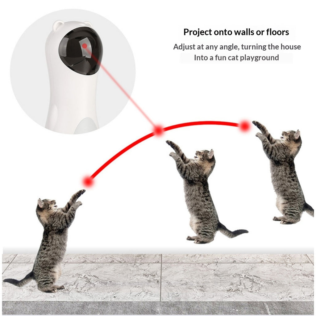 Jouet automatique de chat laser multi-angle pour chat.