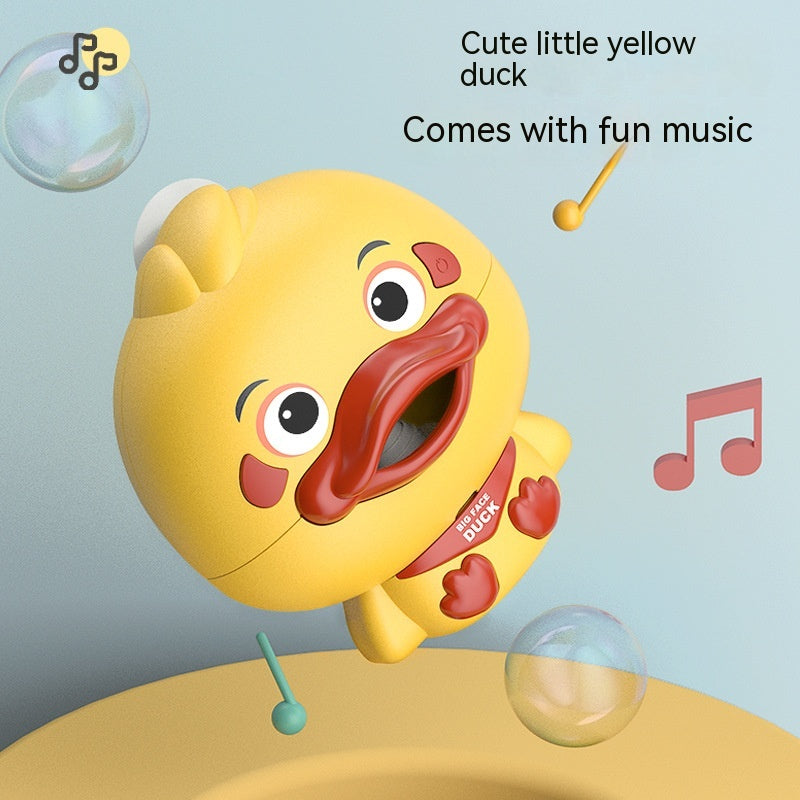 Salle de bain Cartoon électrique Bubble Duck Un clic Démarrer Bubble continu Parent-enfant Inter